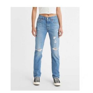 501 original Levi’s distressed women’s jeans